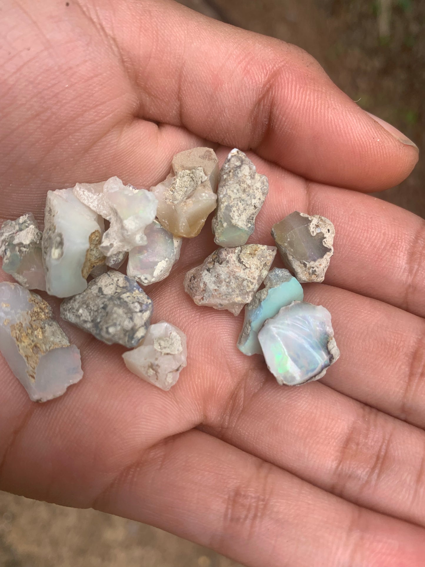 Ethiopian Fire Opal Crystals