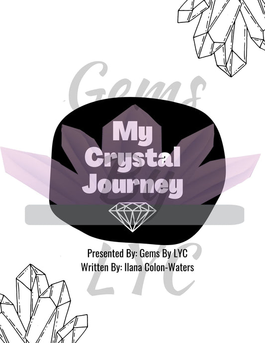 Printable "Crystal Journey" Journal B&W