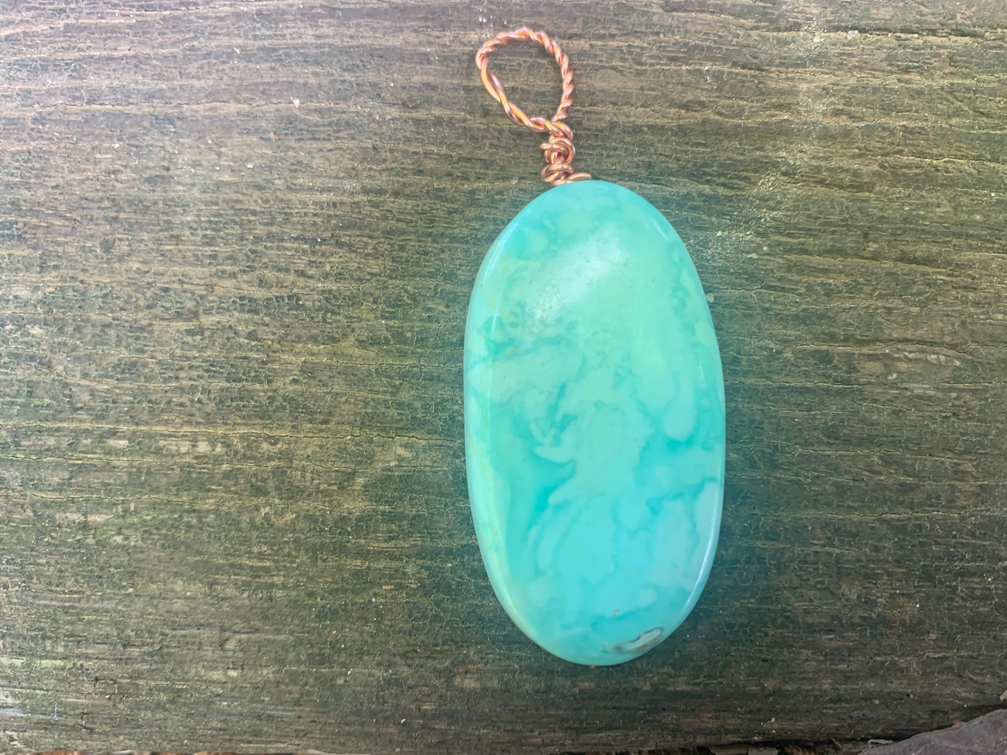 Blue Imperial Jasper Pendant