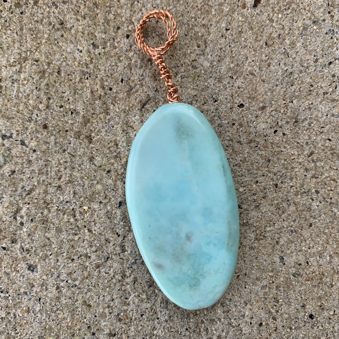 Blue Imperial Jasper Pendant