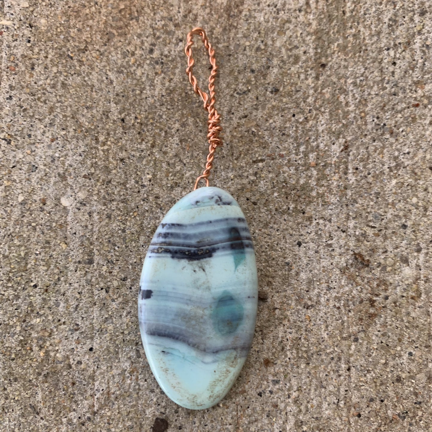 Blue Imperial Jasper Pendant