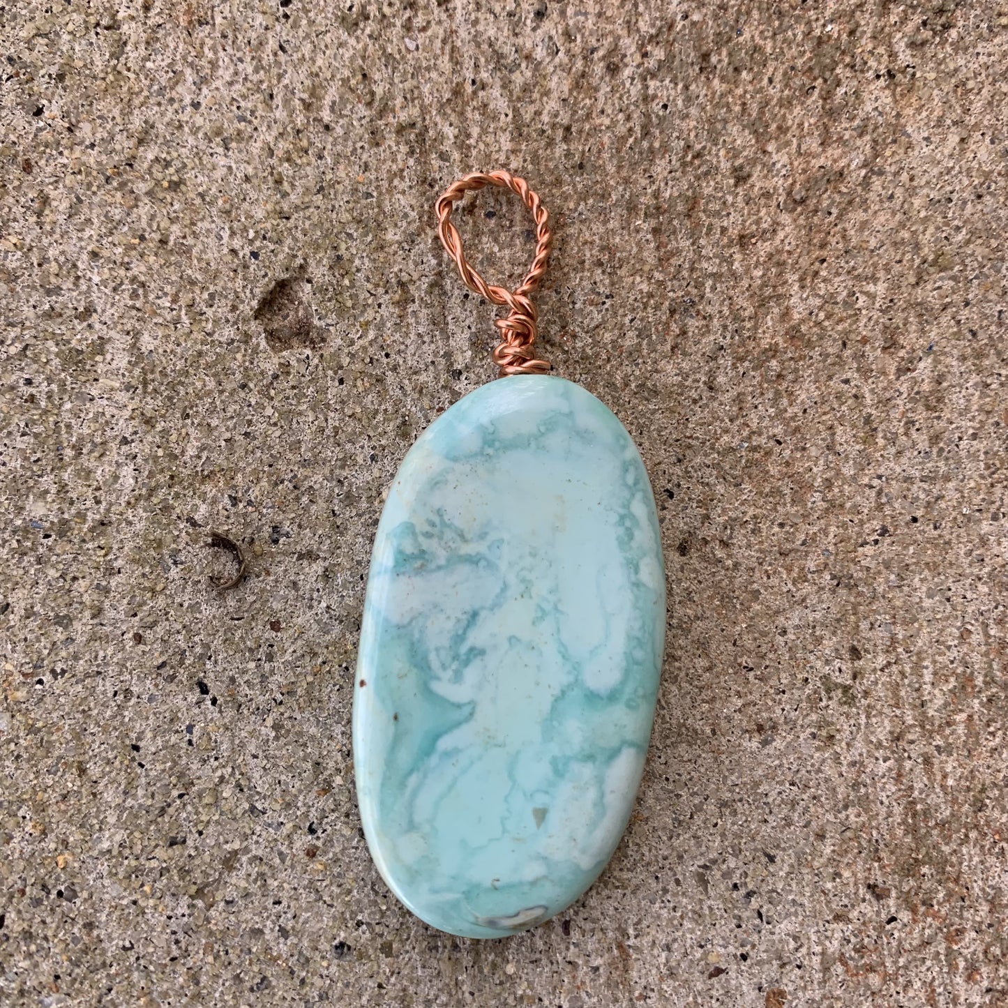 Blue Imperial Jasper Pendant