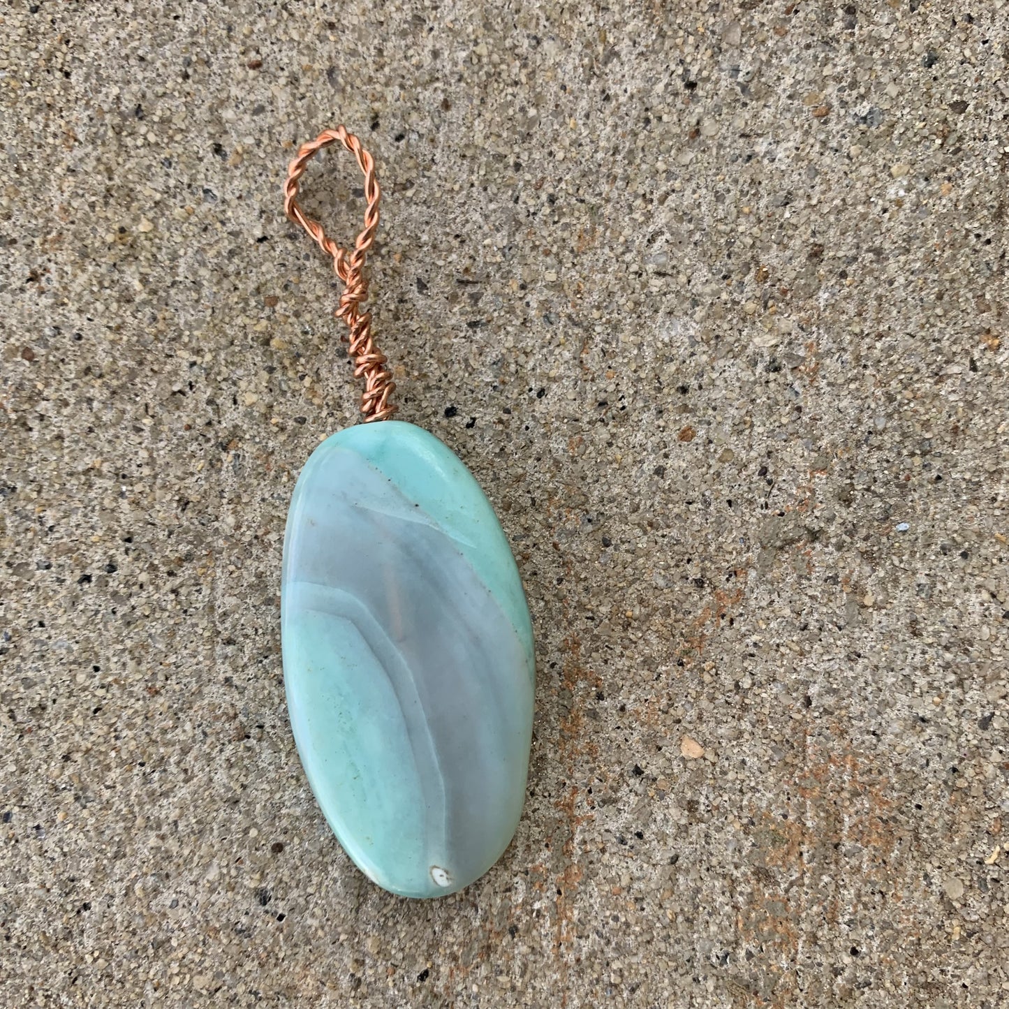 Blue Imperial Jasper Pendant