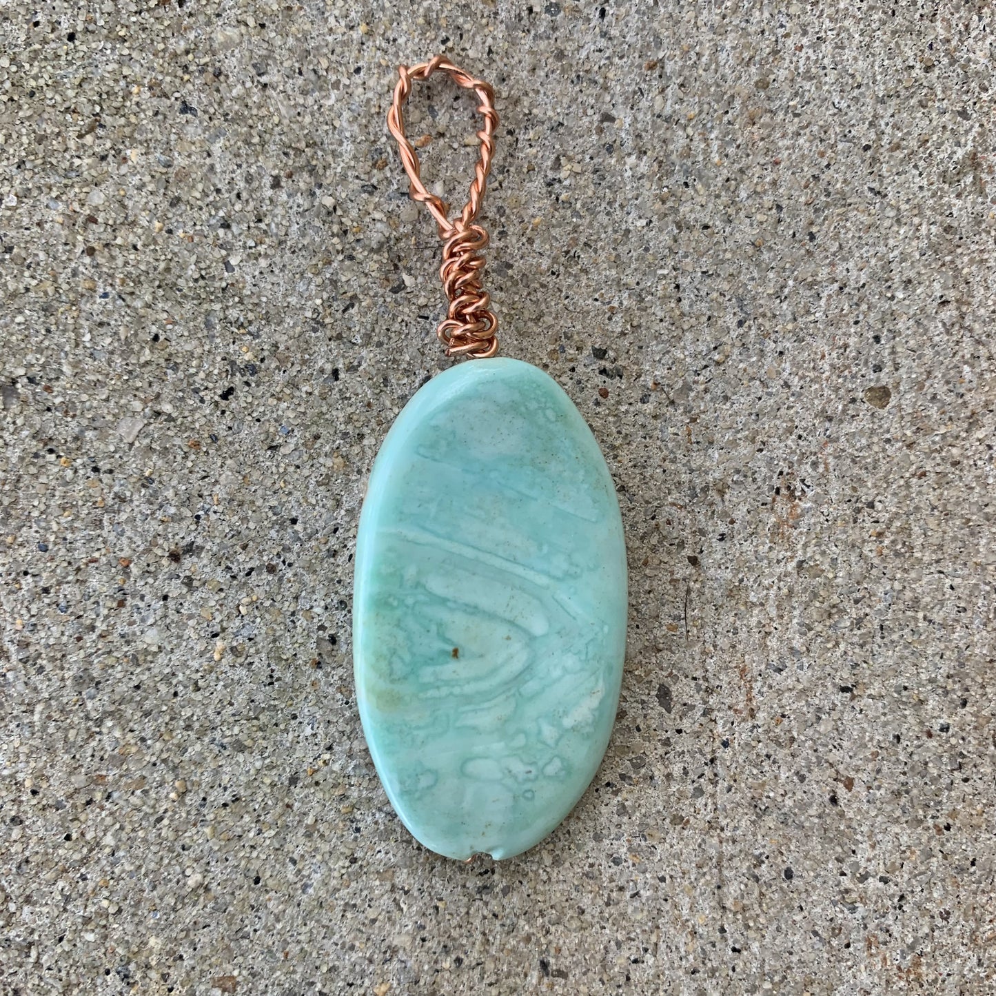 Blue Imperial Jasper Pendant