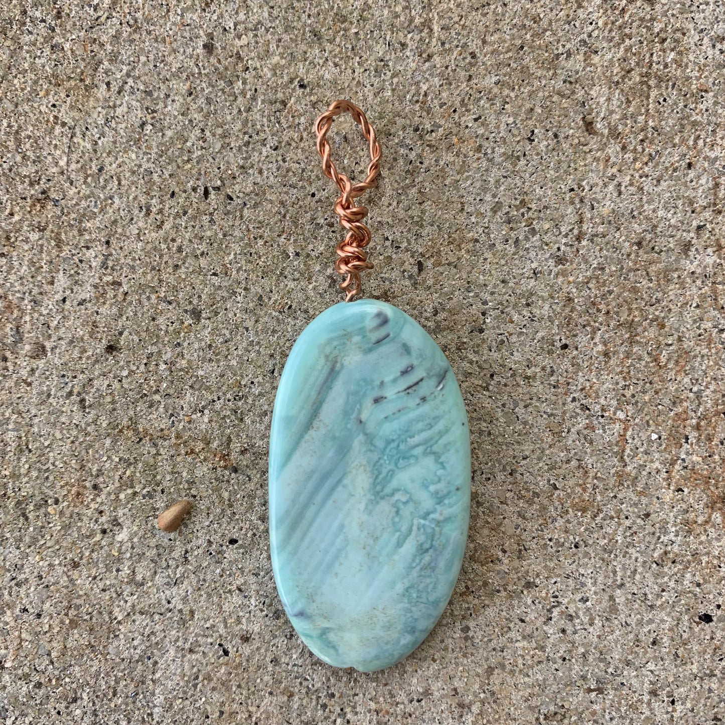 Blue Imperial Jasper Pendant