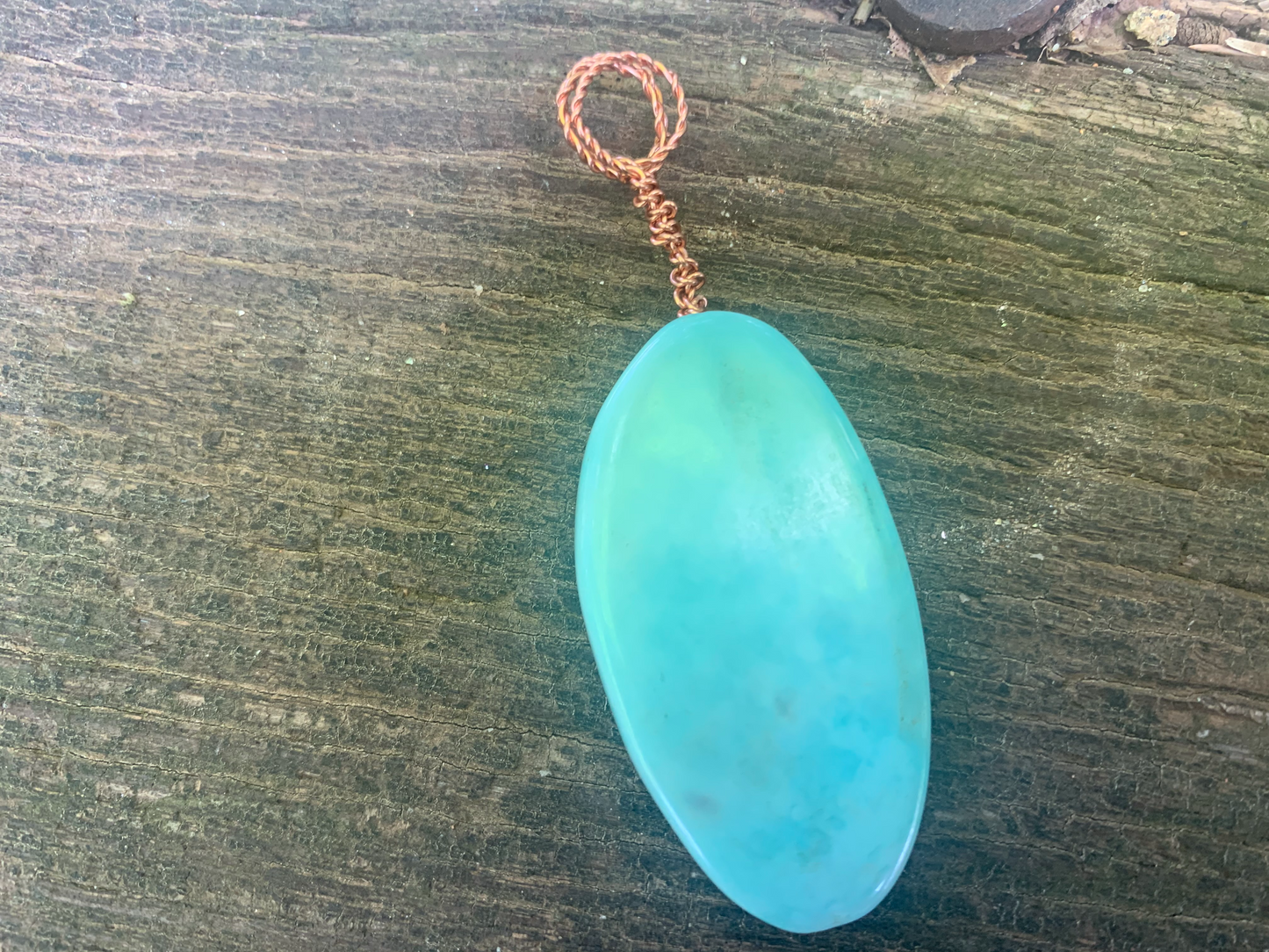 Blue Imperial Jasper Pendant